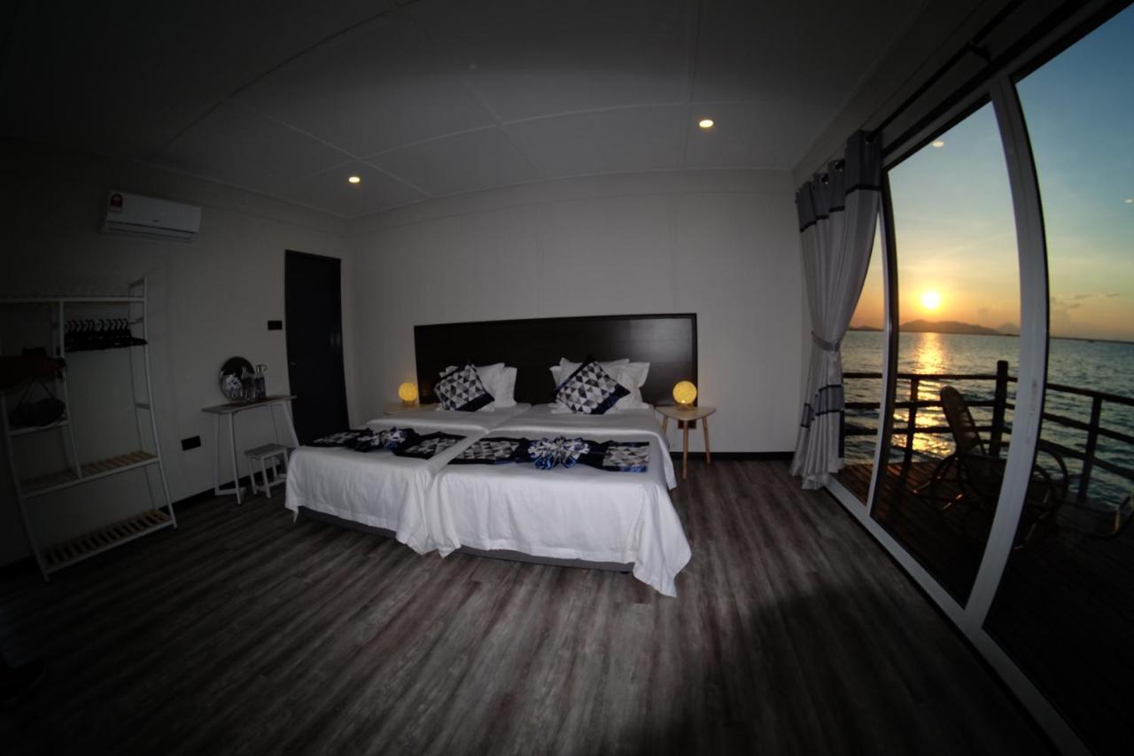 Shun Shun Water Bungalows Hotell Semporna Eksteriør bilde